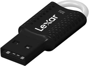 img 3 attached to 💾 Переносной накопитель Lexar JumpDrive V40 объемом 32 ГБ USB 2.0, 3 штуки, черный: надежное хранилище данных для активного образа жизни