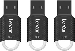 img 4 attached to 💾 Переносной накопитель Lexar JumpDrive V40 объемом 32 ГБ USB 2.0, 3 штуки, черный: надежное хранилище данных для активного образа жизни