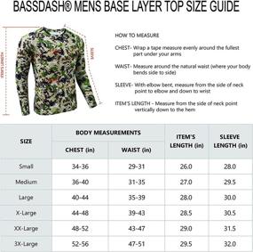 img 2 attached to 👕 BASSDASH Men's Lightweight Thermal Base Layer Shirt - Underwear Top for Warmth, Ultra Soft and Quick Dry