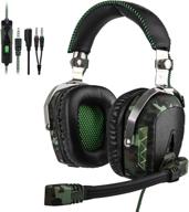 🎧 sades camo xbox one headset sa926t – surround sound over-ear gaming headphones for xbox one, pc, mac, ps4, phone, laptop – camouflage design logo