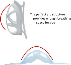 img 1 attached to 🌬️ Breathable Silicone Comfort Protector for Enhanced Breathing