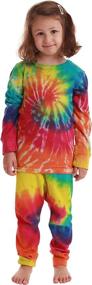 img 1 attached to Just Love Family Thermal Sets – Tie Dye for Cozy Bonding Time