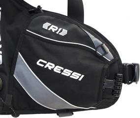 img 1 attached to Cressi Lightweight Scuba Diving Jacket BCD: R1 Series - Designed in Italy with Integrated Movable Weight Pockets and Three Exhaust Valves