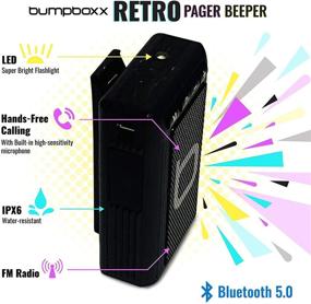 img 3 attached to 🐝 Bumpboxx Retro Pager Beeper: The Ultimate Outdoor Portable Bluetooth Speaker