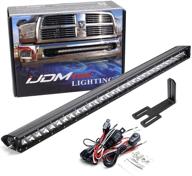 🔦 ijdmtoy lower grille mount 30-inch led light bar for dodge ram 2500 3500 | 2003-2018 compatible | includes 150w cree led lightbar, mount brackets, wiring & switch logo