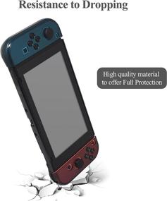 img 2 attached to 📱 FYOUNG Updated Dockable Case for Switch - Grey | Protective Accessories with Tempered Glass Screen Protector