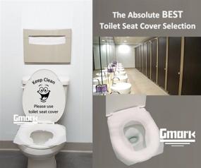 img 3 attached to 🚽 Convenient and Hygienic Gmark Paper Toilet Seat Covers