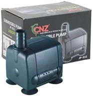 cnz submersible hydroponics pump jp-033 - powerful 160 gph logo