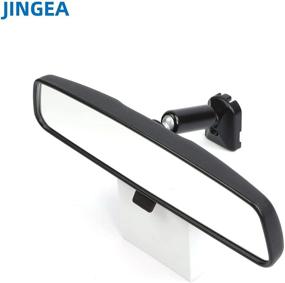 img 2 attached to 🚘 JINGEA 10'' Rear View Mirror Kit Compatible With Toyota Camry Yaris 4Runner Celica MR2 Spyder Prius Tundra Sienna Solara Matrix, Ford Focus Fiesta Fusion F150, and Dodge Ram - Car Interior Rearview Mirror
