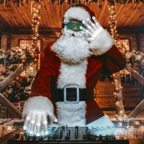 img 2 attached to 12 Color Changeable LED Gloves for Adults, Teens, and Kids - VicSport Fun Toys for Light-up Shows, Dance Parties, Carnivals and More!