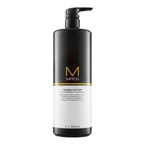 img 4 attached to Paul Mitchell MITCH Double Hitter Shampoo and Conditioner for Men, for All Hair Types - 2-in-1 Formula