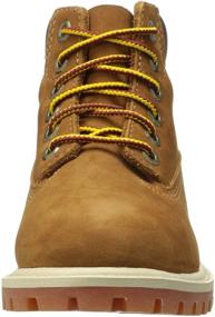 img 3 attached to 👞 Стильные и прочные: Timberland Premium Водонепроницаемые черные нубуковые ботинки для мальчиков с идеальной защитой