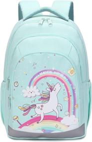 img 2 attached to Enchanting Unicorn Backpacks for Kindergarten and Elementary Students