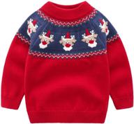 🦌 leexiang reindeer boys' pullover sweaters & sweatshirts: cozy clothing for kids logo