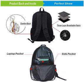 img 3 attached to Children Backpack Students Schoolbag Knapsack Backpacks in Kids' Backpacks
