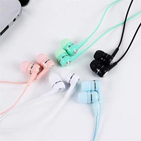 img 3 attached to 🎧 Wholesale Bulk Earbuds Headphones with Microphone - 50 Packs Multi Colored, Ideal for Classroom, Students, Kids & Teen Gifts