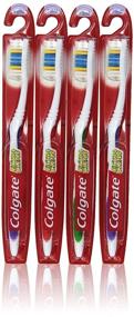 img 1 attached to 🪥 Colgate Extra Clean Toothbrush Full Head Firm #40 - Brushes Hard (Pack of 12) for Optimal Oral Care