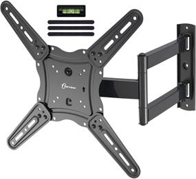 img 4 attached to EVERVIEW TV Wall Mount Bracket for 26-55 inch LED, LCD, OLED Flat Panel TVs - Tilt, Full Motion, Swivel Arms - VESA 400X400, 77lbs Load - Cable Ties Included