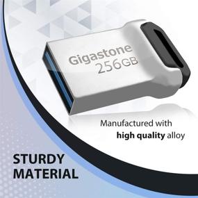 img 1 attached to 🔥 Gigastone Z90 [2-Pack] 256GB USB 3.1 Flash Drive - Waterproof Compact Pen Drive for Reliable Performance on USB 2.0 / USB 3.0 Interfaces