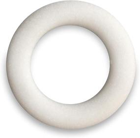 img 1 attached to 44LLC 13-inch Foam Wreath Ring: The Ultimate Craft & Decoration Essential