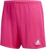 stylish and comfy: adidas women's parma 16 shorts for active females logo