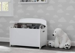 img 3 attached to 📦 Delta Children MySize Deluxe Toy Box Review: Bianca White - Stylish and Spacious Storage Solution