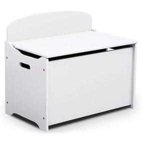 img 4 attached to 📦 Delta Children MySize Deluxe Toy Box Review: Bianca White - Stylish and Spacious Storage Solution