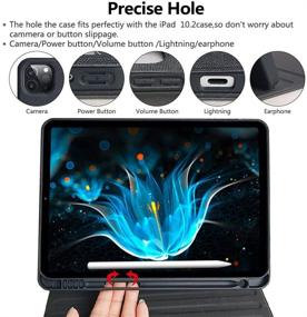 img 1 attached to 🔌 11-inch iPad Pro Keyboard Case 2021 - Detachable Wireless Bluetooth Keyboard Magnetic Smart Case for iPad Pro 11 2021/2020/2018 (3rd/2nd/1st Gen) - with Pencil Holder - Supports Apple Pencil Charging - Black