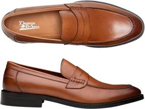 img 4 attached to 👞 Dunross Sons Lewis Cognac Loafer Men's Shoes