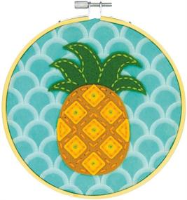 img 4 attached to Dimensions Needlecrafts 72 75112 Pineapple Applique