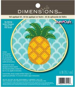 img 2 attached to Dimensions Needlecrafts 72 75112 Pineapple Applique