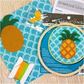 img 1 attached to Dimensions Needlecrafts 72 75112 Pineapple Applique