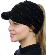 c c beanietail messy ponytail beanie sports & fitness logo