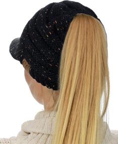 img 3 attached to CC BeanieTail Messy Ponytail Beanie