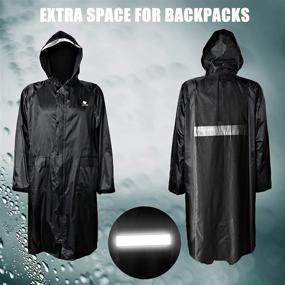 img 3 attached to 🌧️ Anyoo Waterproof Raincoat Lightweight Activities Women's Clothing: Coats, Jackets & Vests for All-Weather Protection