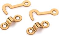 📌 enhance your organizational space with stanley brass hook & staple catch (2 in a pack) logo
