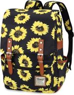 sunflower backpack for women girls logo