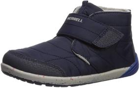 img 4 attached to Удобство встречает стиль: ботинки Merrell Boys' Bare Steps Boot Chukka – раскройте ножки вашего маленького исследователя!