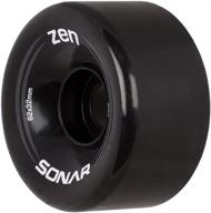 🛼 enhance your skating experience with sonar wheels - zen - quad roller skate wheels - 4 pack of 32mm x 62mm 85a wheels логотип