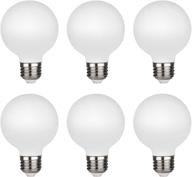 💡 kgc filament equivalent g80 dimmable led bulbs 2700k - pack of 6 logo