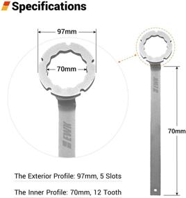 img 3 attached to 🔧 Highly Efficient Camshaft Pulley Holding Tool for Subaru Impreza Legacy WRX Forester 499207400 by EWK STD Intake/Exhaust Cam Sprocket