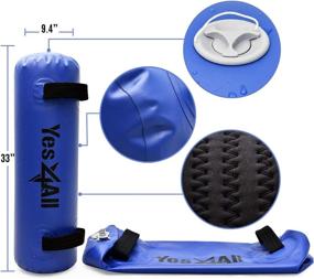 img 2 attached to 💪 Yes4All Aqua Weight Bags: Versatile Full Body Training - Superior Alternative to Sandbags & Gym Bags - Portable Fitness Equipment for Stability Workouts - Enhance Agility, Durability, and Strength Indoors & Outdoors