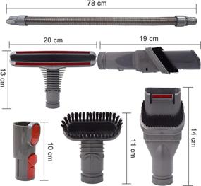 img 3 attached to 🔌 Hose Set Extension for Dyson V11, V10, V8 Absolute/Animal, V7, V6, DC59, DC44, DC35 Vacuum - Attachments Kit Accessories, Ninthseason