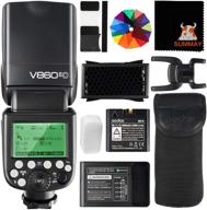 📸 godox v860ii-c camera flash speedlite for canon cameras | 2.4g wireless e-ttl | 1/8000s high-speed sync | gn60 speedlight | photography optimization logo