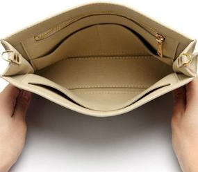 img 2 attached to 👜 Premium Microfiber Women's Accessories Organizer Travel Bag