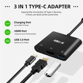 img 1 attached to ARKTEK USB C HDMI Adapter Compatible