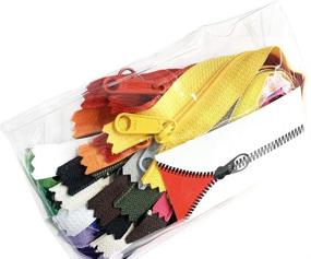 img 1 attached to 🎒 Pack of 20 Assorted YKK Number 4.5 Handbag Zippers with Long Pull - Made in USA, Ideal for Purses and Bags, 9 Inches Length