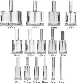 img 3 attached to Durable Diamond Drill Bits for 💎 Precise Drilling - Bastex Diamond Drill Bit Pieces