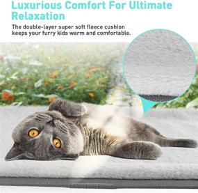 img 1 attached to 🐱 Large Cat Window Perch - Indoor Cat Hammock with Suction Cups - Strong Frame, Mesh Base, Soft Cushion - Supports up to 50lbs - Size: L24.8”xW13”xH19.7”