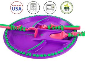 img 1 attached to 🌼 Safe and Fun Garden Fairy Combo Set: 3 Utensils and Plate for Little Ones - Made in the USA with Tested Materials